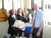 Pupils prepare to view the transit of Venus