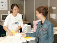 Student helper at the BA Festival of Science