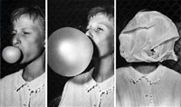 Bubble gum bubble