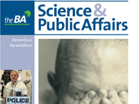 Front cover of the March Science & Public Affairs